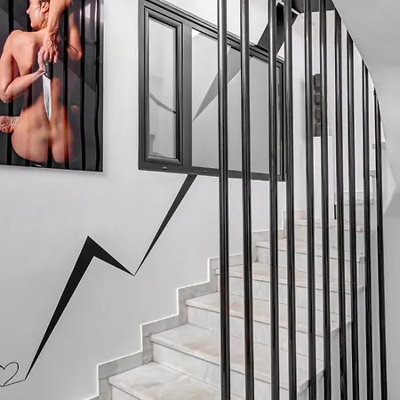 Artrock Experience - Olympia Loft Gallery - 64mq - Hermoupoli Apartment