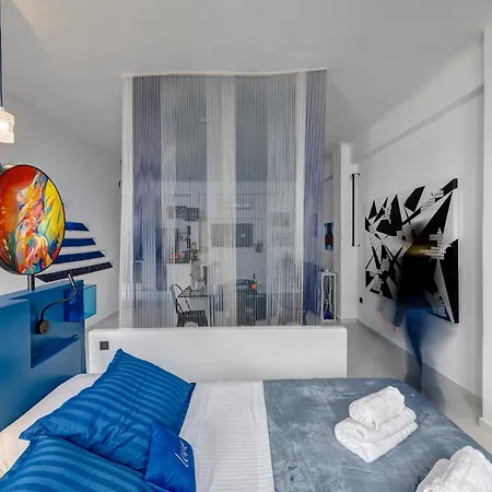 Apartment Artrock Experience - Olympia Loft Gallery - 64mq - Hermoupoli