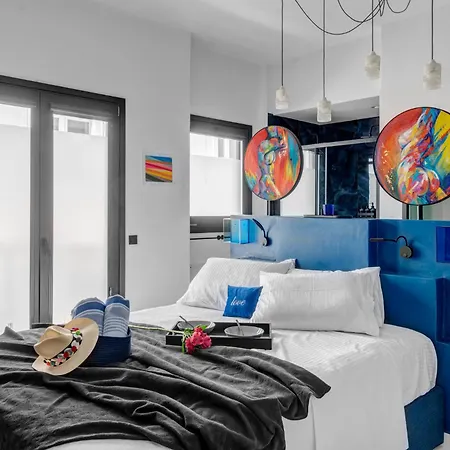 Artrock Experience - Olympia Loft Gallery - 64mq - Hermoupoli Apartment *